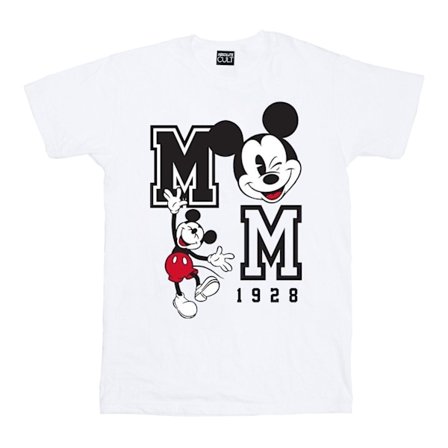 Disney Dam/Damer Mickey Mouse Hopp Och Blink Bomull Pojkvän