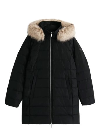 Tommy Hilfiger | Mw Down Slim Coat With Fur | XXL