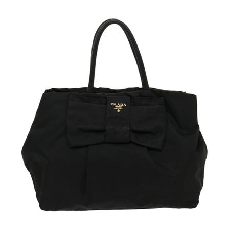 Prada Vintage, Pre-owned Handbag Zwart, Dames, Maat:ONE Size,synthetisch
