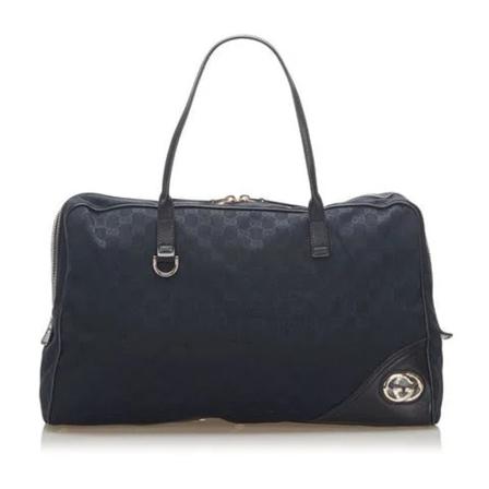 Gucci Vintage, Pre-owned Canvas gucci-bags Zwart, Dames, Maat:ONE Size