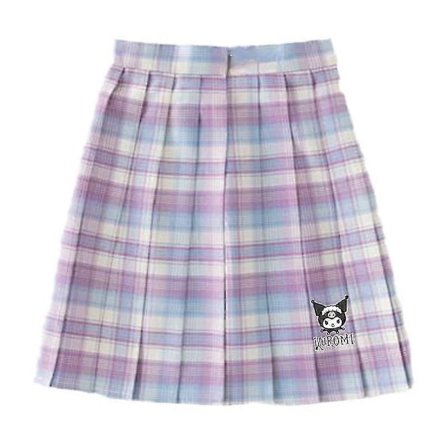 Sanrios My Melody Cinnamoroll Hellokittys Söpöt Tyttöjen JK Laskostettu Hame Sarjakuva Akatemia Uniformu Hame Kawaii Koulupuku Hame-WELLNGS