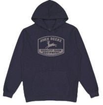 John Deere Hoodie Logo Navy