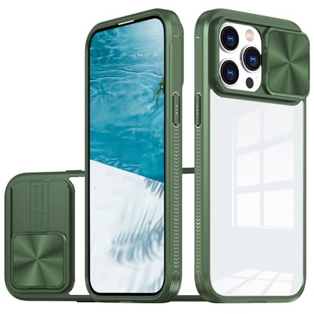 Edge Skal Kameraskydd iPhone 16 Pro Grön