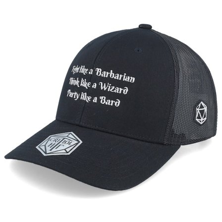 Critiql Hit - Schwarz Trucker Cap - Dungeon Lessons Black Trucker @ Hatstore