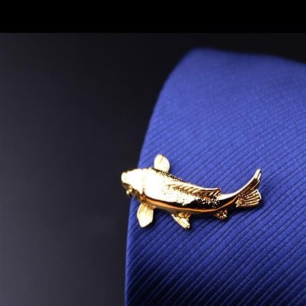 Herr Metall Siliver Ton Enkel Halsband Slips Klämma Klämma Bästa Julgåva