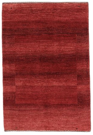 Loribaft Fine Teppe 79X117 Mørk Rød/Svart Ull
