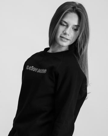 Björn Borg BORG ESSENTIAL 3 CREW Schwarz Pullover Mädchen - Kidsbrandstore