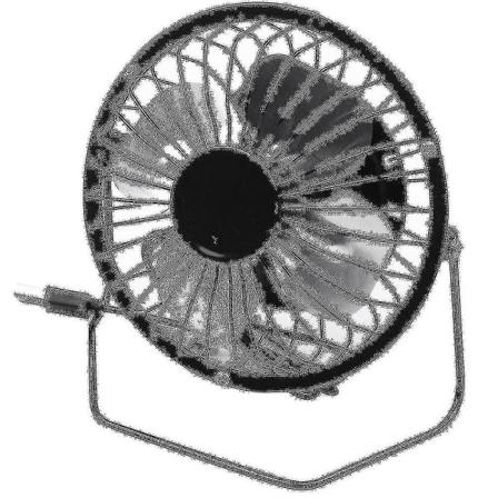 5w 5v solpaneljärnfläkt kontor utomhus fiske 4 tum kylventilation Fa