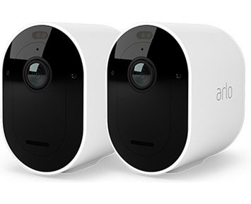 Arlo Pro 5 2-pack - 2-pack övervakningskamera med 2K & mörkerseende