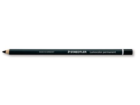 STAEDTLER Lumocolor Suddbar märkpenna Lumocolor Glasochrom svart - Lyreco - Kontorsmaterial > Pennor > Märkpennor - Rund spets