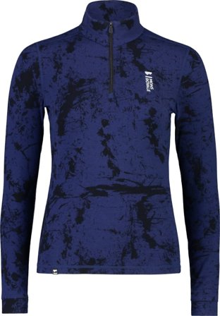 Mons Royale Women's Cascade Merino Flex 200 1/4 Zip Women base layer tops Blue L