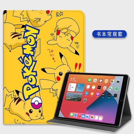 Etui til iPad 2022 Edition 10 10.9" Almindeligt Pikachu Udtryk og Fuld