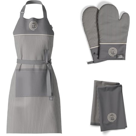 Masterchef Earth-forklæde og ovnhandsker - Kendt fra MasterChef