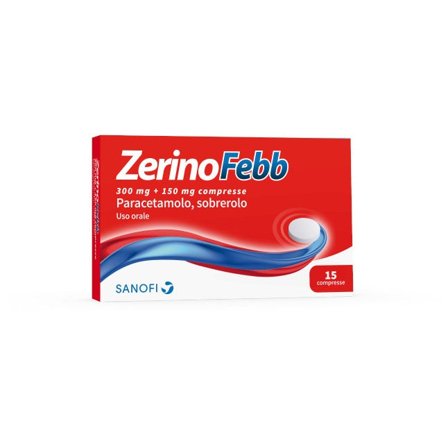 Zerinofebb Adulti 15 Compresse 300+150mg