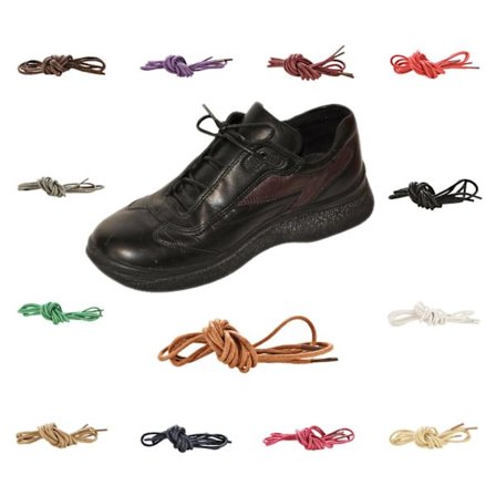 Skolisser - Runde voksede [80 cm] - Flere fargevalg