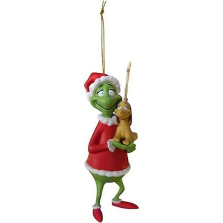 Julepynt med Grinch - Juletrærhengende Dekorasjon Figur Smykke -sz.11977