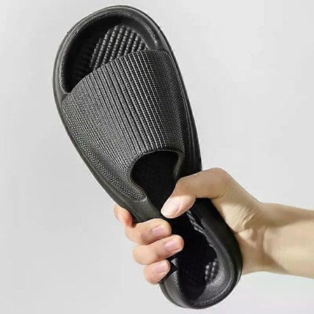 Stor Størrelse 47 48 Herre Hjemmesko Let EVA Blød Sål Komfort Casual Sko Hjem Badeværelse Anti-Slip Flip-Flops Sommer Strand Sandaler