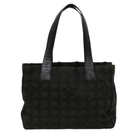Chanel Vintage Pre-owned Tote Väska brun, Dam Vintage Väskor, Dam, Storlek: ONE SIZE