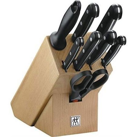 Knivblok - Zwilling - 31665-000 - 9 dele - Rustfrit stål - Sort