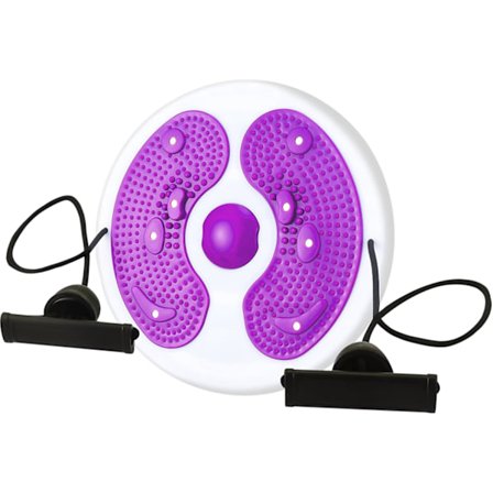 Midjetvridare med dragsko-massage fotsula, multifunktionell magnetisk balansbräda kroppsträning för kvinnor viktminskning/cardioträning