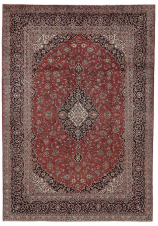 Médaillon Grand Kashan Tapis 288X411 Laine