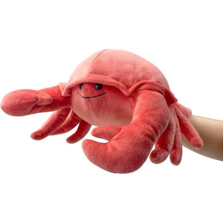 Hånddukke Krabbe Dukk, 13" Krabbe Dukk Dyr Dukker for Barn R