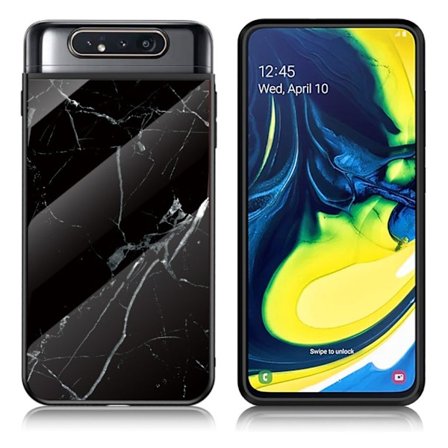 Fantasy Marmor Samsung Galaxy A80 skal - Svart