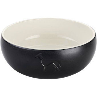 Hunter - Dog & Cat Feeding Bowl Lund Ceramic Black 550 ml - Hund - Matplass & vannautomater for hund - Matskåler og vannskåler - ZOO.no