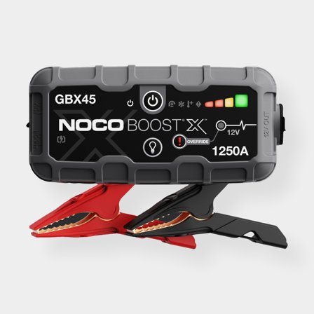 Startovací booster NOCO Boost X GBX45, 12 V, 1250 A, pro benzinový motor do 6,5 litru / dieselový motor do 4 litru