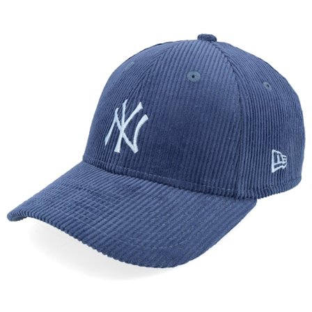 New Era - MLB Blå adjustable Kasket - New York Yankees MLB Corduroy 9FORTY Blue Adjustable @ Hatstore