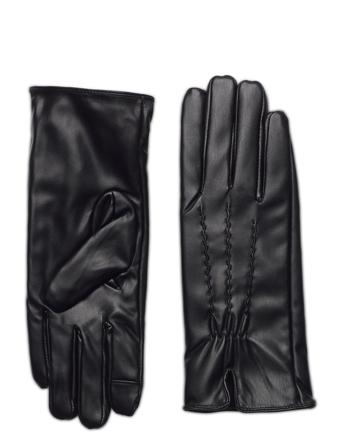 Gloves .-- Octavia Accessories Gloves Finger Gloves Svart Mango*Betinget Tilbud