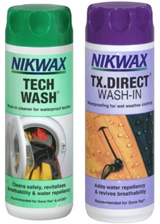 Nikwax Duo Pack-Tech Wash/TX.Direct washing & waterproofing OneSize