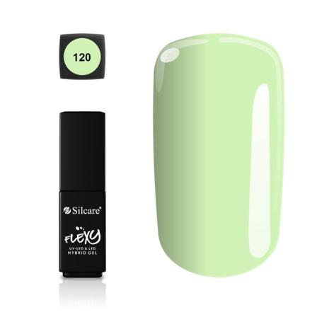 Silcare - Flexy - Hybrid Gel - Color: 120 - 4,5 Gram Limegrön
