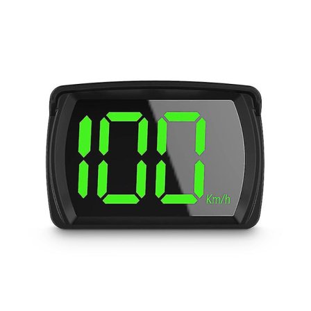 Ny GPS HUD Digital Hastighetsmåler Plug and Play Alle Biler Stor Skrift Kmh Mph Biltilbehør null ingen