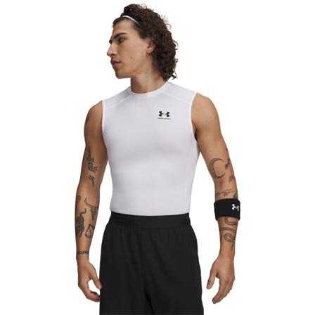 Under Armour HG Armour Kompresjon Singlet Hvit