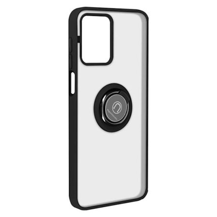 Coque - Motorola - Moto G53/G23/G13 - Iskunkestävä - Video Tukirenkaalla - Musta