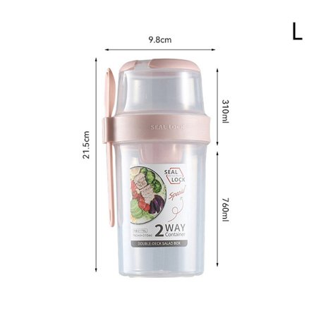 Frukost Havregryn spannmål nötter Yoghurt sallad kopp tätningsbehållare