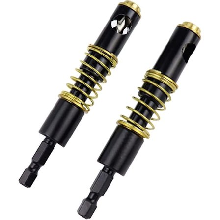 Hengslet borsett 5mm 1/4 tommers selvsentrert guide skarpt bor