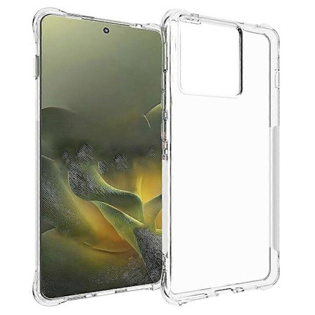 [LLC] Gennemsigtigt anti-chok TPU-telefoncover med forstærkede hjørner til Motorola Edge 70 5G