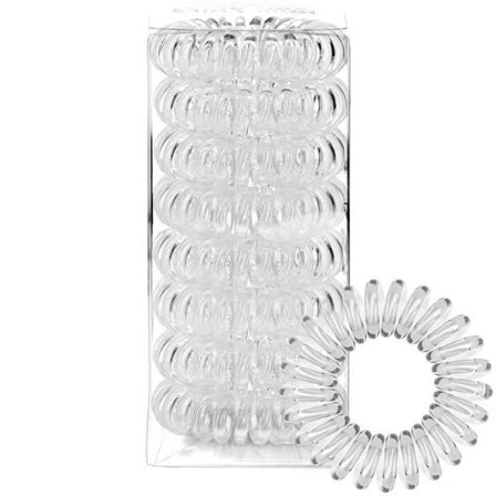 9 stk. Spiral Hår Elastikker Plastik Hår Kabler til Kvinder