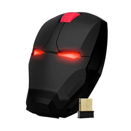 Iron Man Bluetooth Trådlös Mus Datorspel Mus Superhjälte Mus