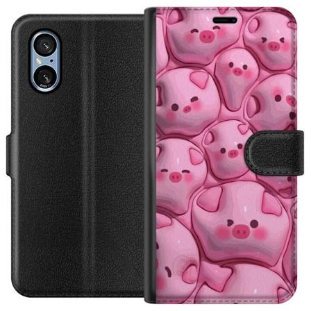 Sony Xperia 10 VI Lompakkokotelo Puhuvia Sikoja