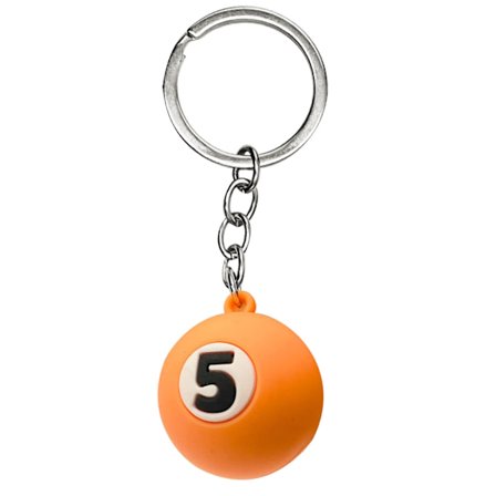 Assorteret farve Billard Pool Små runde Bolde Nøglering Decor Taske Hængende Decor