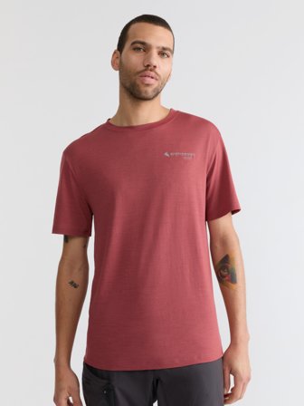 Klättermusen Narfi SS T-Skjorte Herre - Barn Red - L