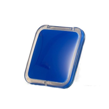Firkantet Makeup Spejl Bærbart BLÅT