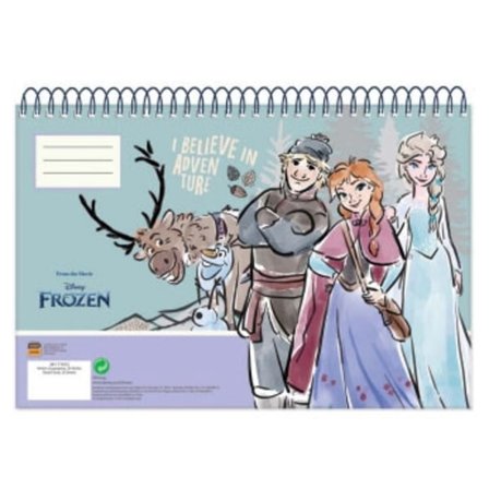Disney Frozen Äventyr A4 Spiral Skissblock 30 Ark