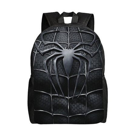 Spider-Man Rygsæk, Rejse Laptop Rygsæk, Vandafvisende College Skole Computertaske, Holdbar (FMY)