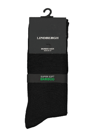 Lindbergh Bamboo Sock Strumpor Herr Svart 40-47