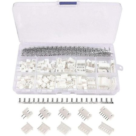 460 stk Jst Connector Kit, Jst-xh, 2/3/4/5/6 Pins Han/hun Connectors, 2.54mm Hun Pins Connectors Terminaler