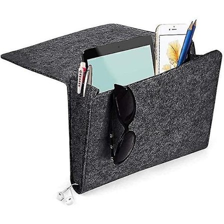 Filtet Sengeborde Caddy Lomme Hængende Opbevaring Organizer